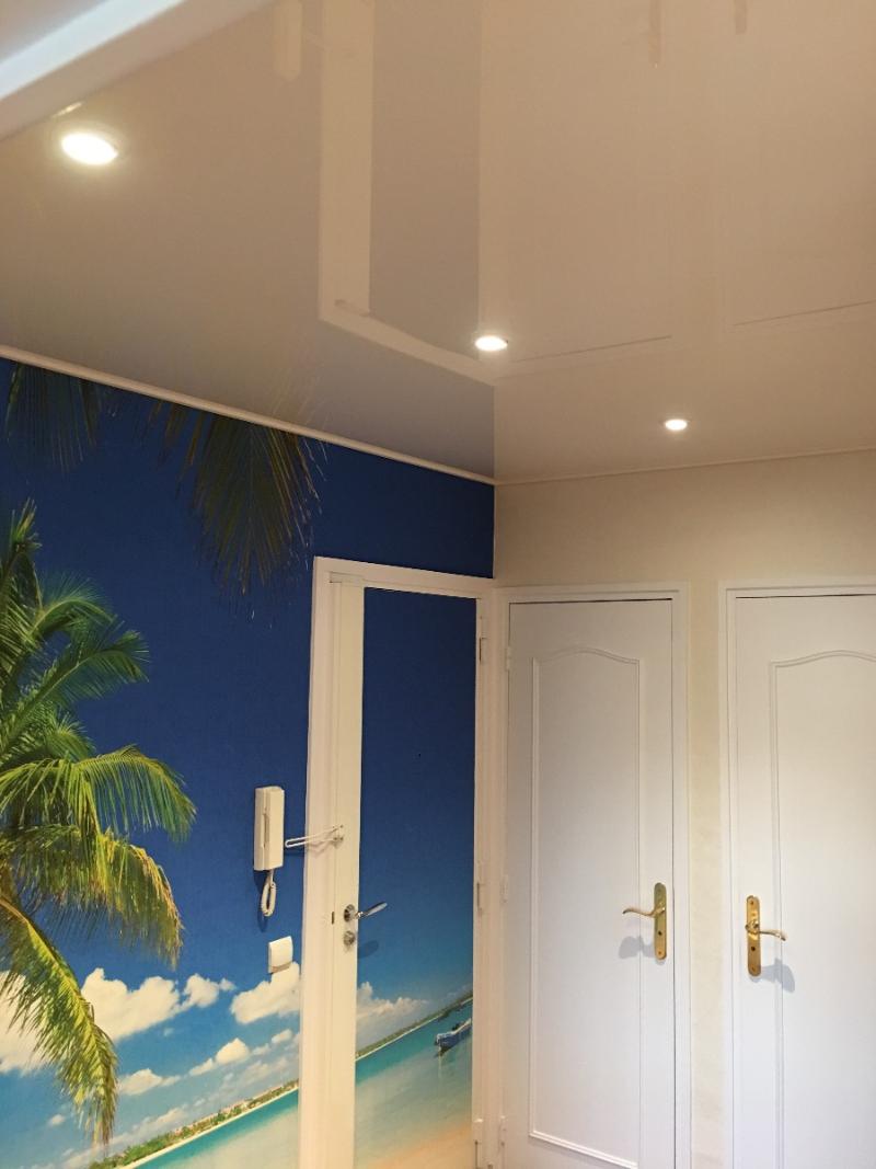 Pose d'un panoramique mur entrée décoratif