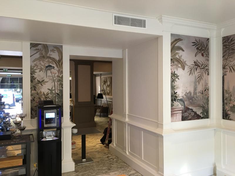 Salle petits déjeuners Hotel Victoria Nice.