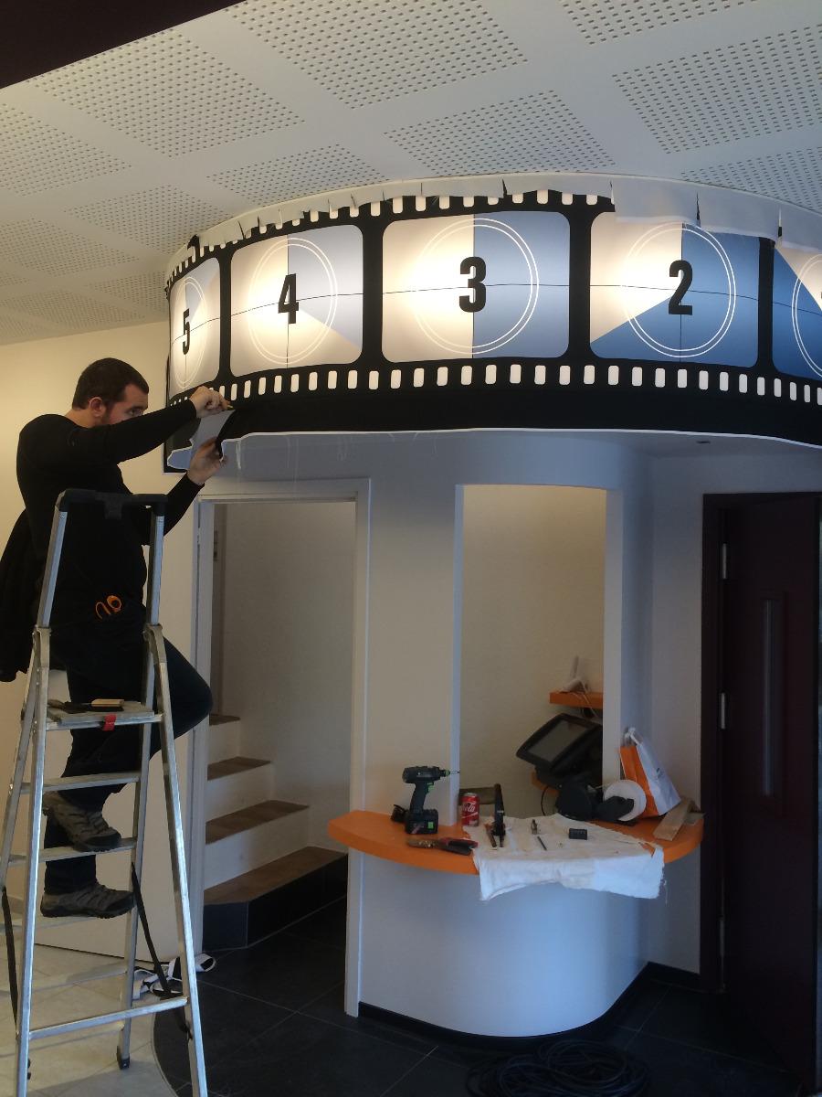 Toile tendue imprimée