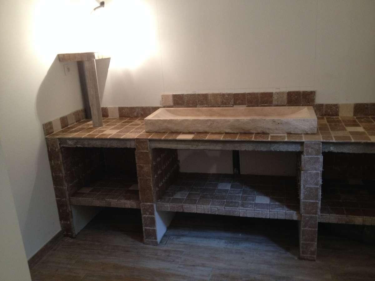 création salle de bains bras