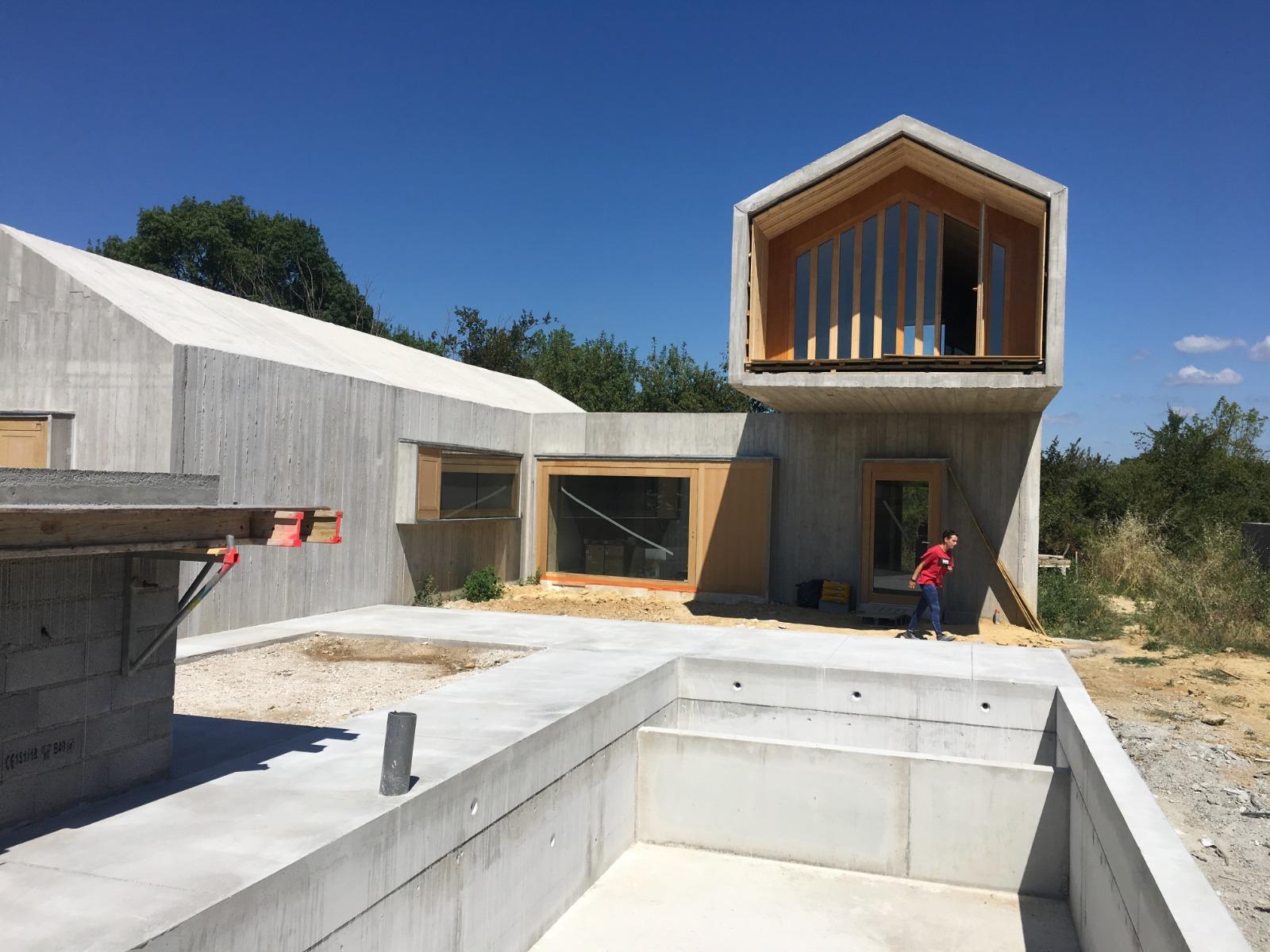 Villa tout en béton