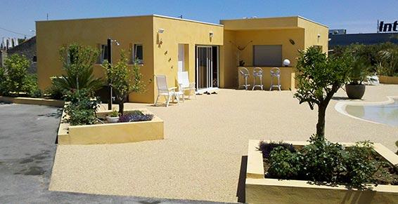 Construction pool house