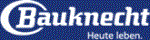 Ein blauer Hintergrund mit weißem Text, der Bauknecht sagt