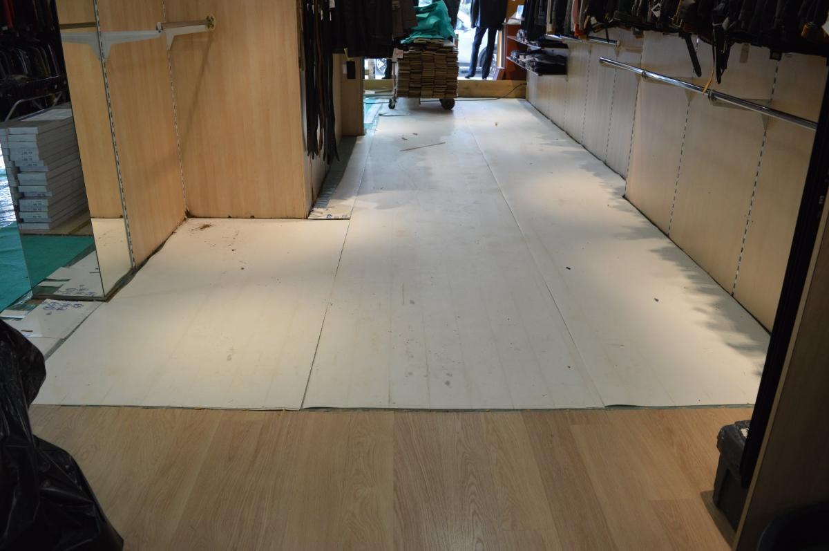 Pose de parquet et remise à niveau du sol Guerrinha Julien Pau Pyrénée