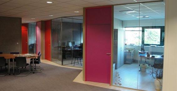 Agencement de bureaux par Aluver à Caen
