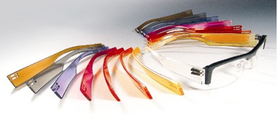 מסגרות ייחודיות למשקפים עם זרועות מתחלפות