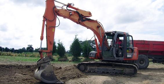Terrassement pour géothermie - M. Bouvier Alain à Sainte Pience