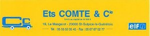 Ets Comte et Cie dans la Creuse