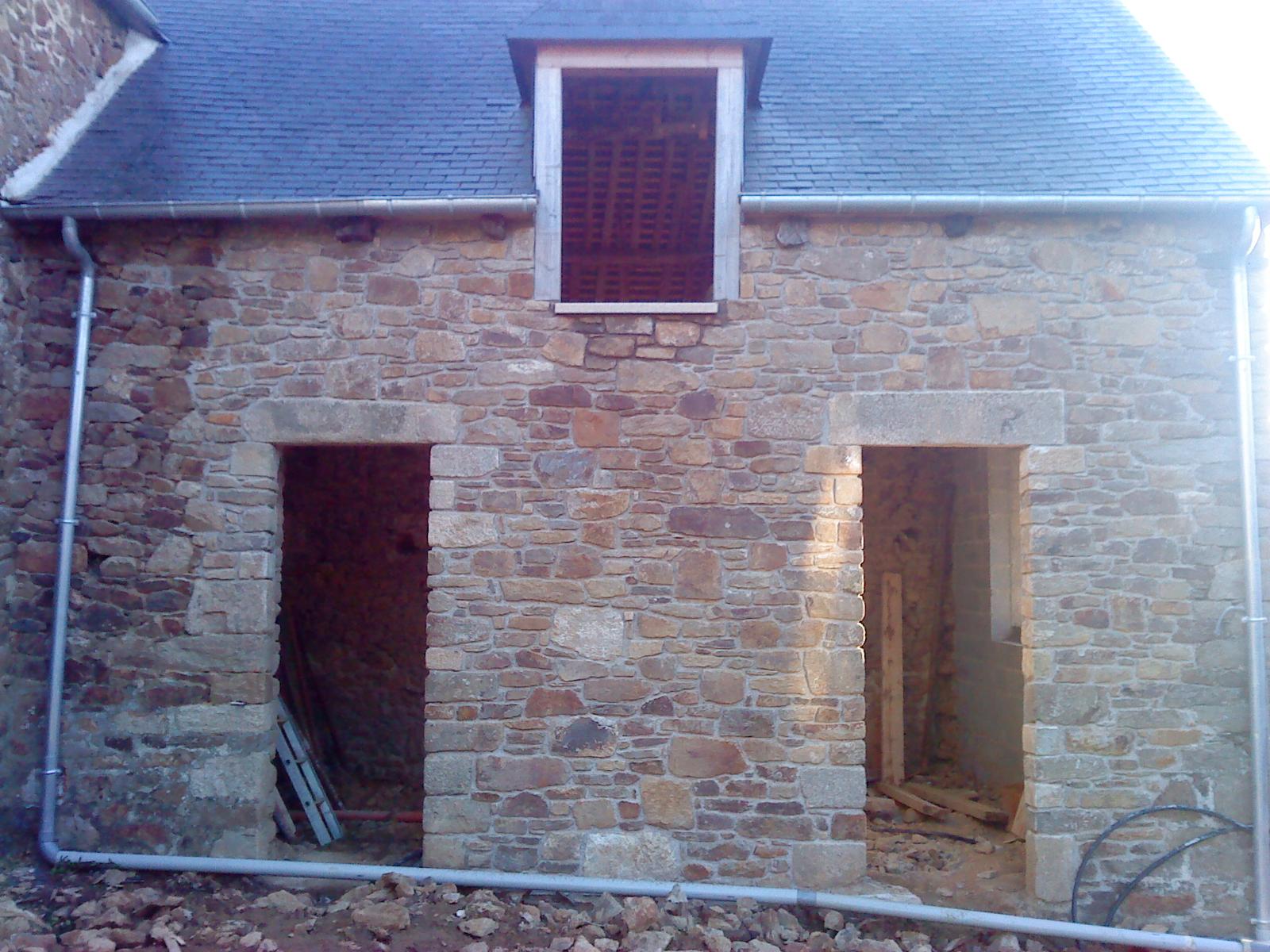 Travaux de maçonnerie