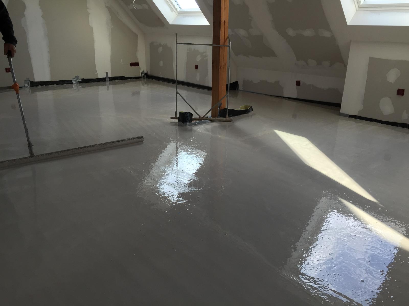 Chape Liquide® coulée dans le Bas-Rhin (67) - FluidiChape®