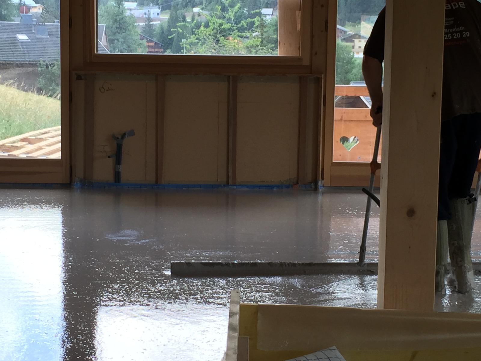 Chape Liquide® coulée dans le Bas-Rhin (67) - FluidiChape®