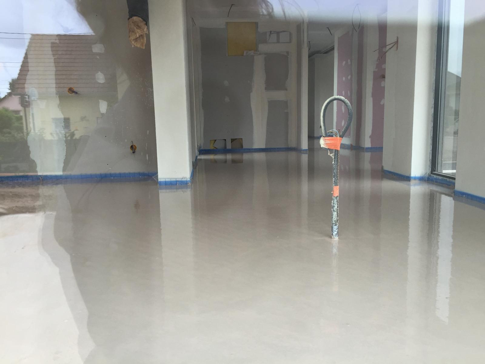 Chape Liquide® coulée dans le Bas-Rhin (67) - FluidiChape®