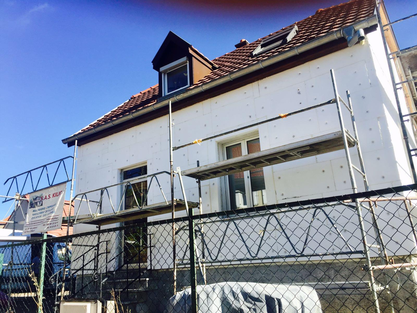 échafaudage ravalement Alsace