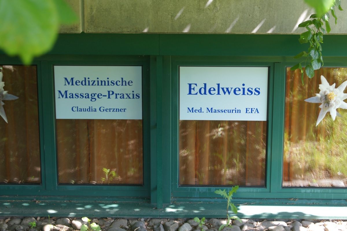 Dunkleys Praxis Für Medizinische Massage Und Physiotherapie Massage-Praxis - Urdorf - Medizinische Massage Edelweiss