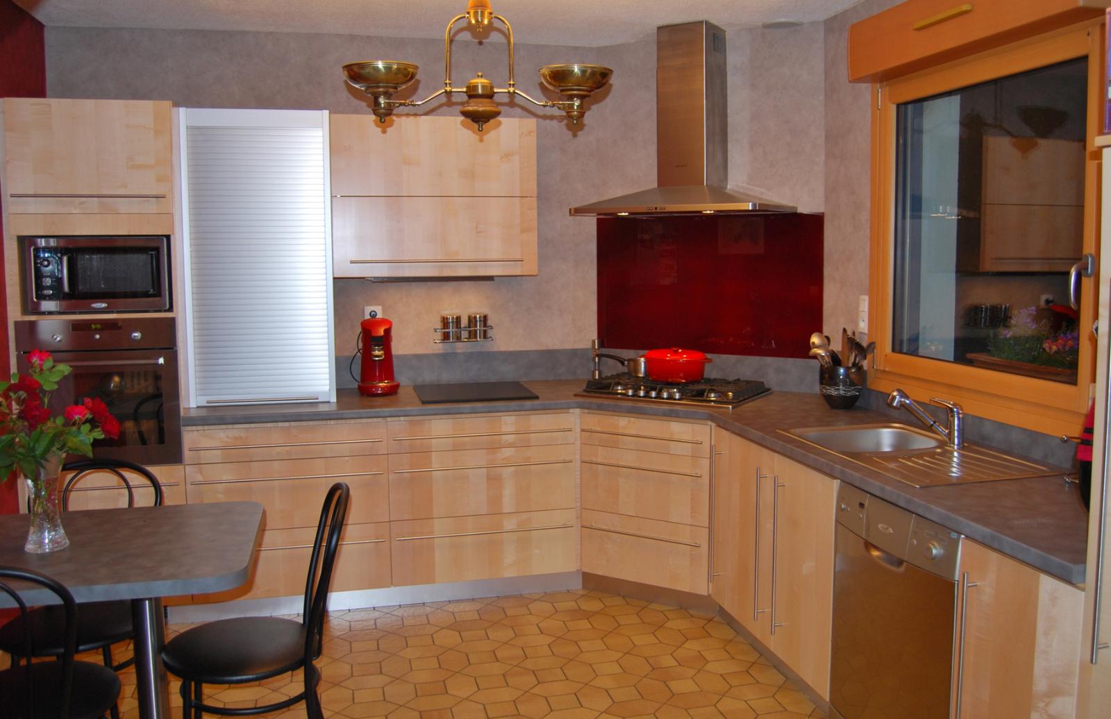 Cuisine - Portes en érable naturel - Perros Guirec