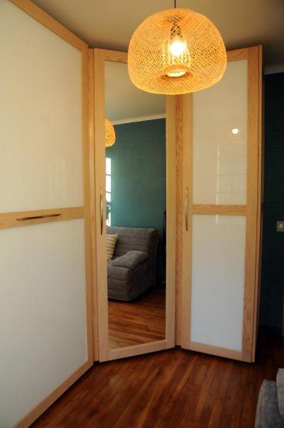 Dressing - Portes en frêne blanchi - Tréguier