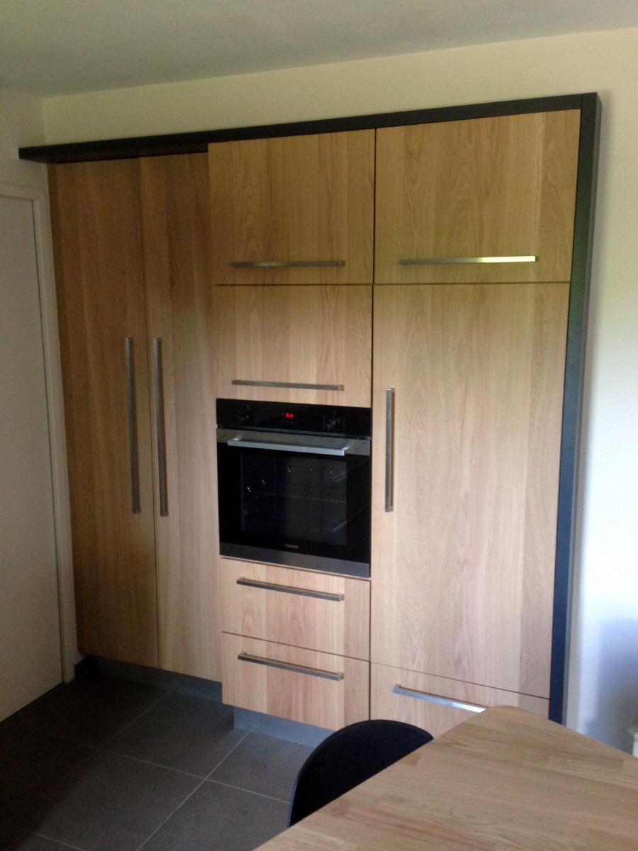 Portes 3 pli chêne massi - Entourage en stratifié - Penvenan