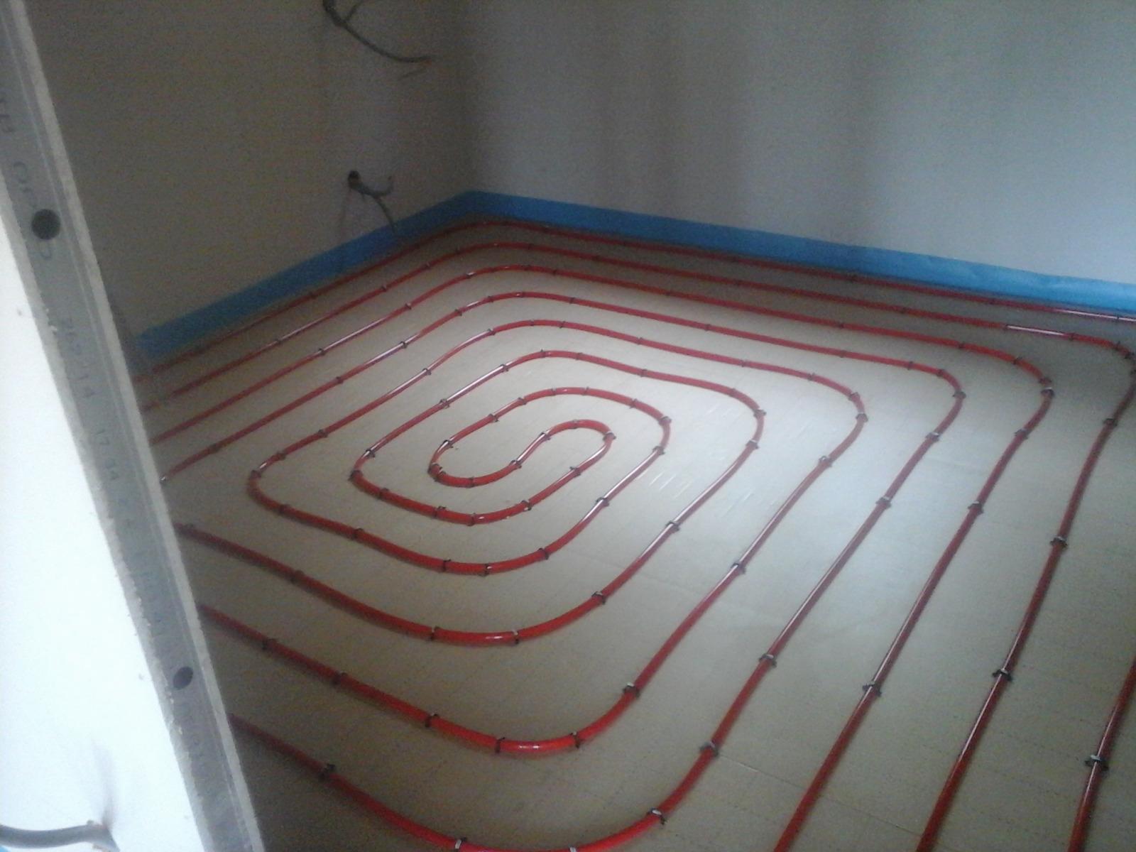 Réalisation de plancher chauffant