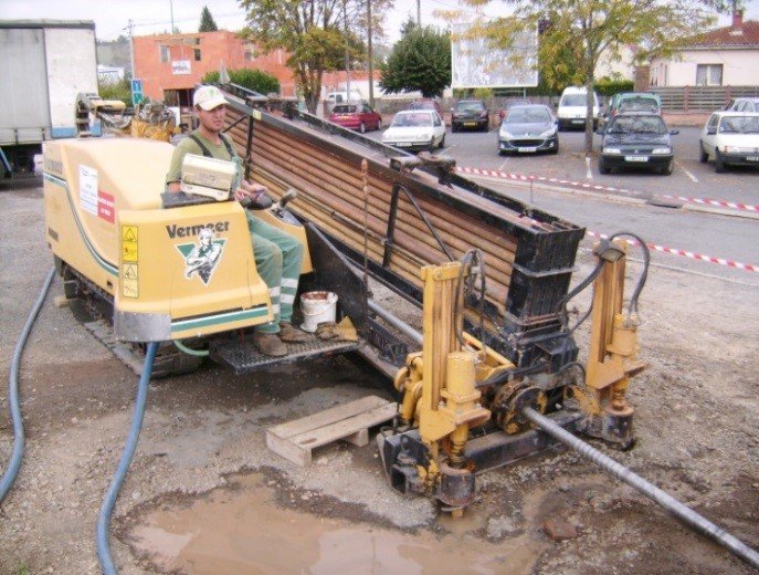Forage horizontal dirigé - France | pose de gaines