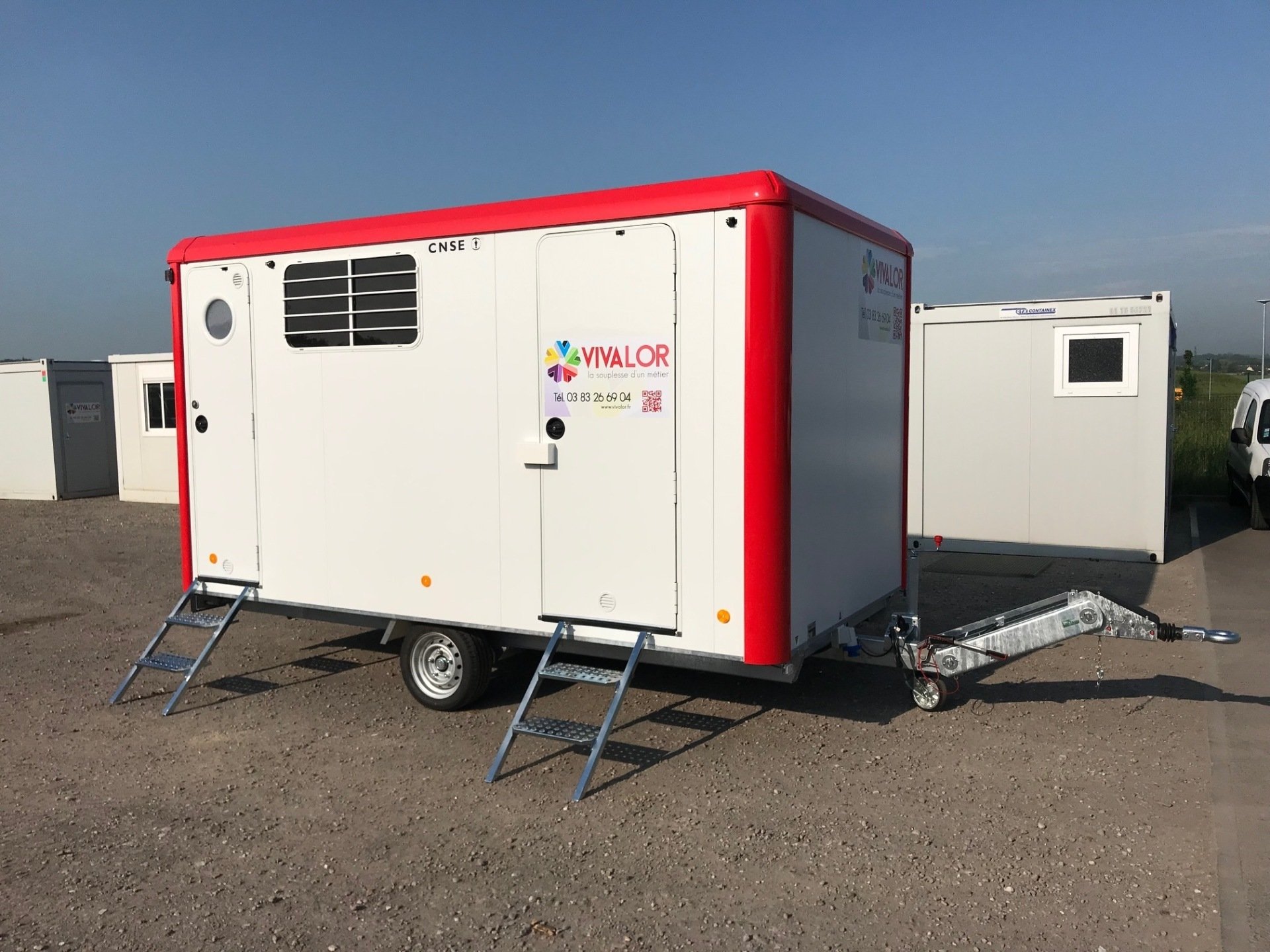 Location roulotte de chantier à Nancy Sanitaires & mobiles