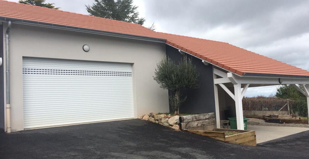 Agrandissement portail de garage enroulable