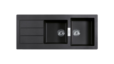 Evier en Tectonite   Couleur : Carbone  Taille : 119x51cm