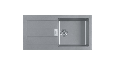 Evier en Tectonite   Couleur : Titanium  Taille : 100x51cm