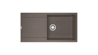 Evier en Fraganit+   Couleur : Taupe   Taille : 97x50cm