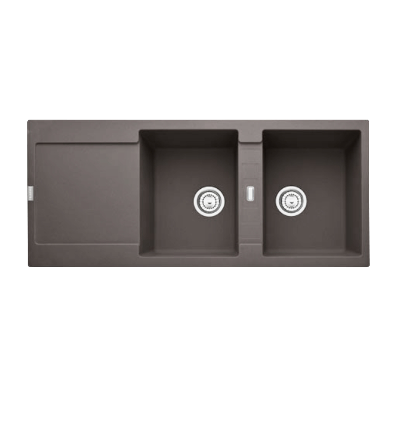 Evier en Fraganit+   Couleur : Taupe  Taille : 116x50cm