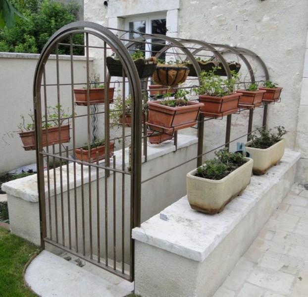 Grille de défense à Mézières-en-Brenne