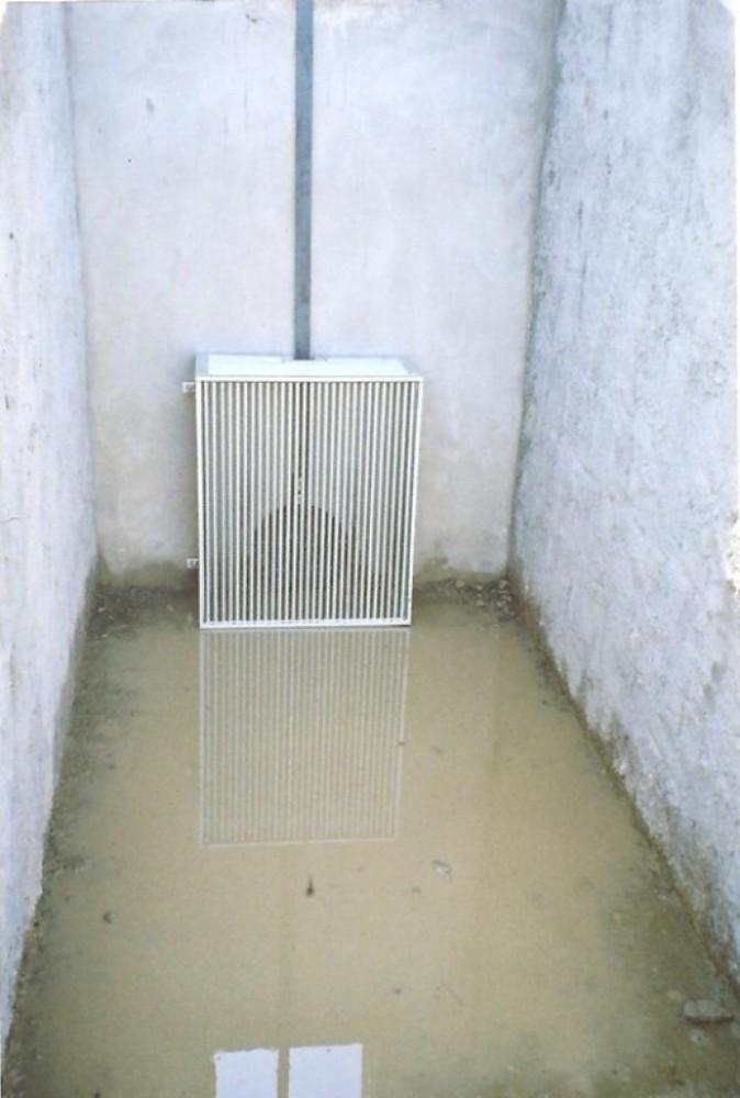 Grille de bonde d'étang à Mézières-en-Brenne