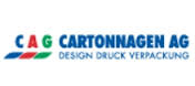 The logo for cag cartonnagen ag design druck verpackung