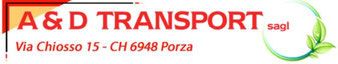 Ein Logo für ein Unternehmen namens A & D Transport