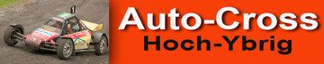 Ein Schild für Auto-Cross Hoch-Ybrig mit einem Bild eines Autos