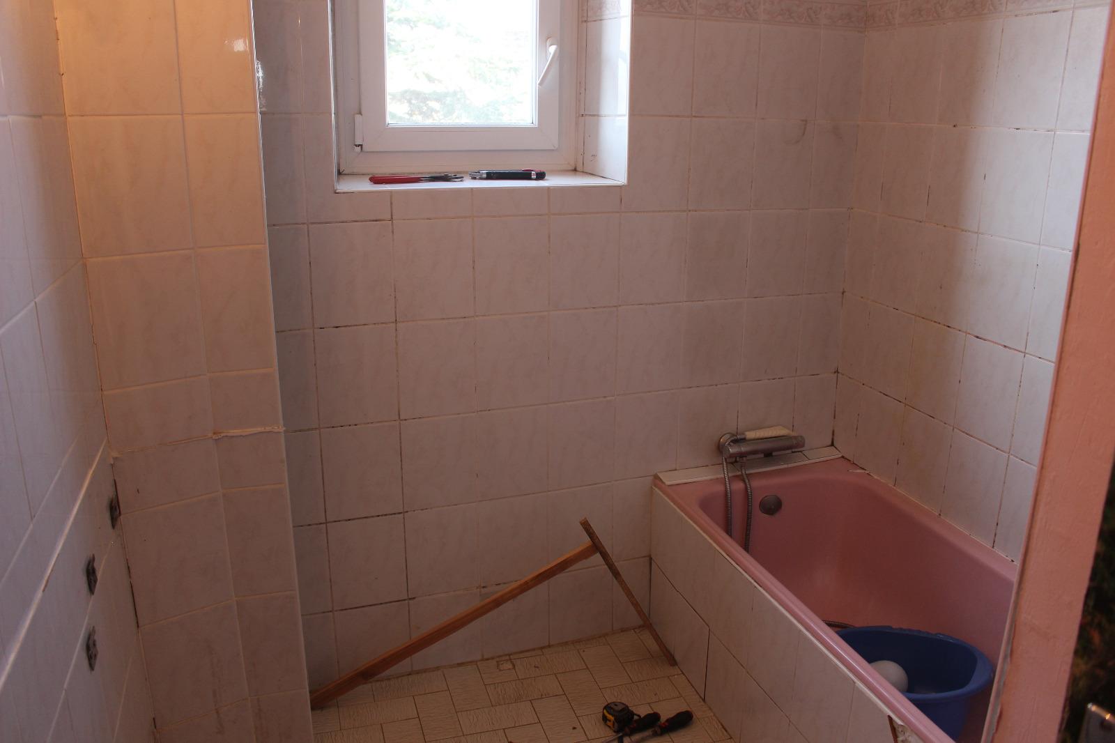 Salle de bains avant travaux