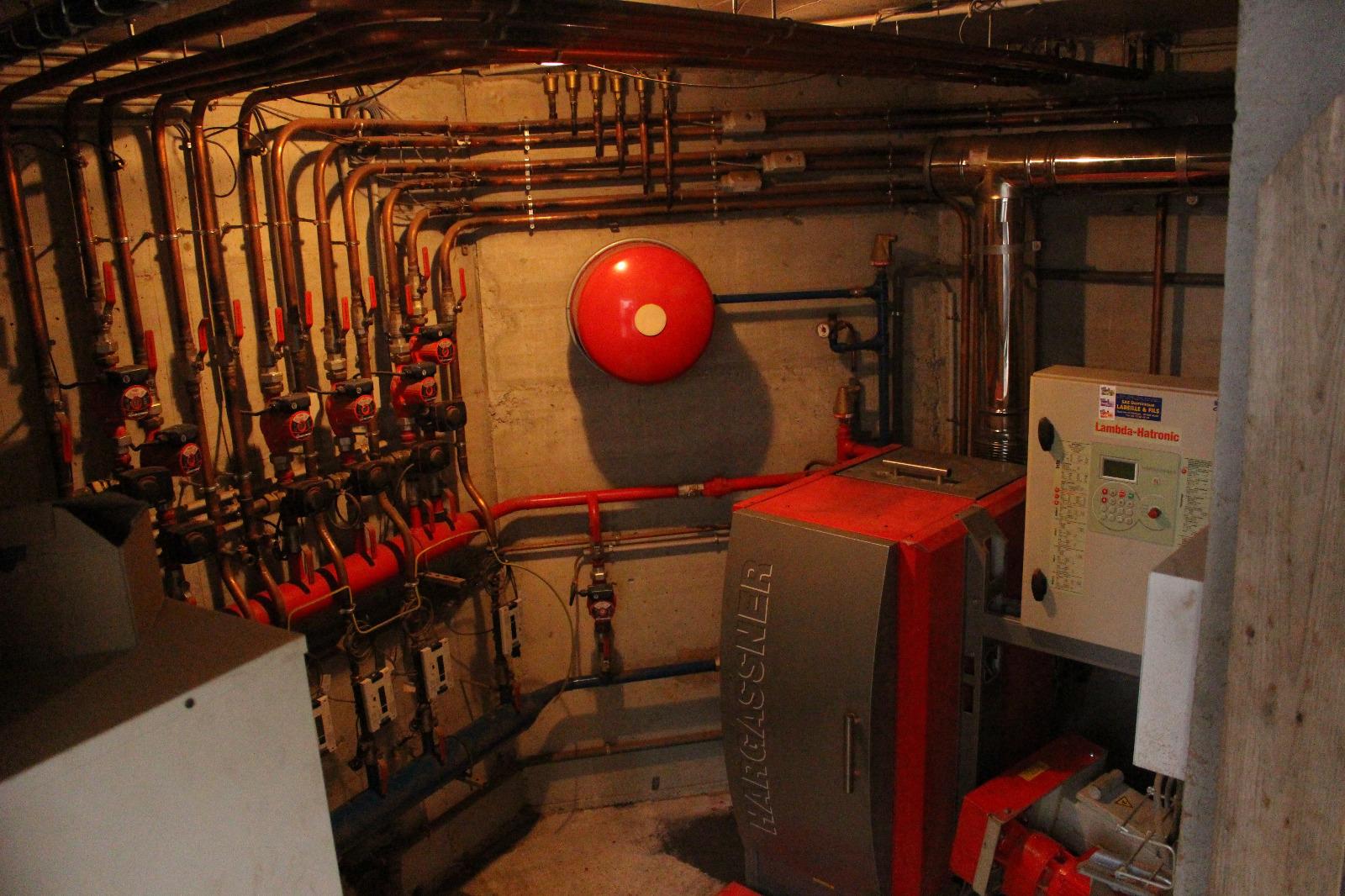 Chaufferie bois déchiquetés