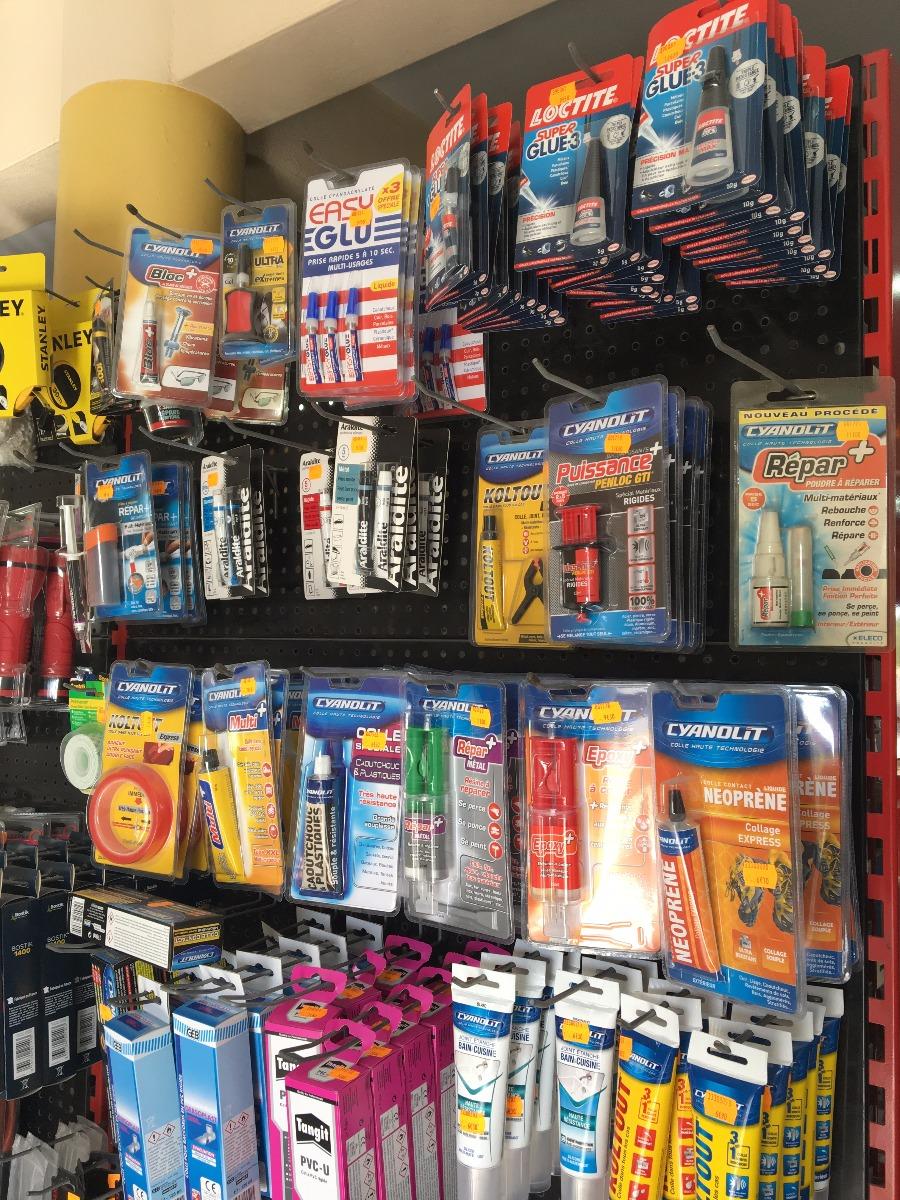 Colles PVC, bois, maroquinerie...