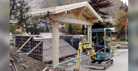 Réalisation de charpente en bois
