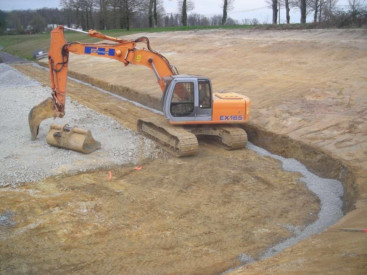 Terrassement, Rochechouart