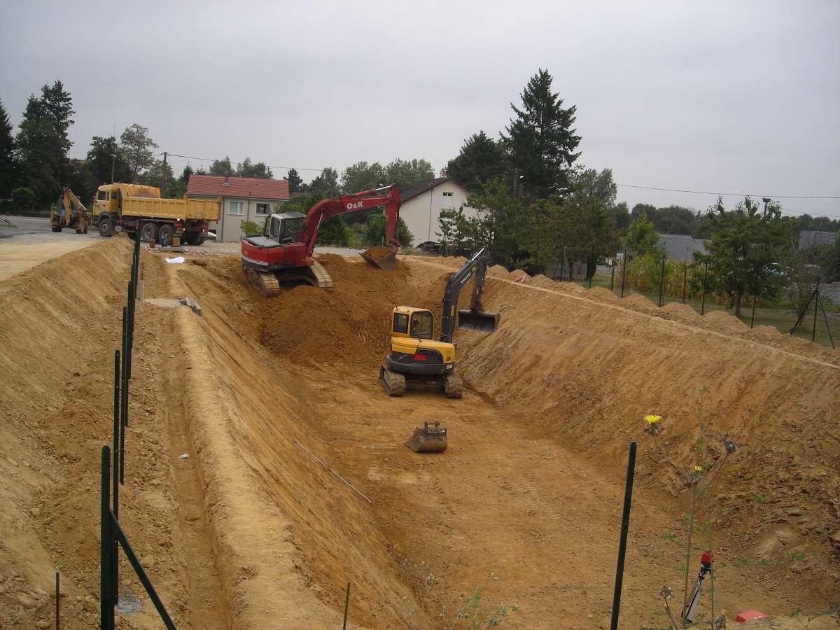 Paillot et Fils à Rochechouart bassin d'orage