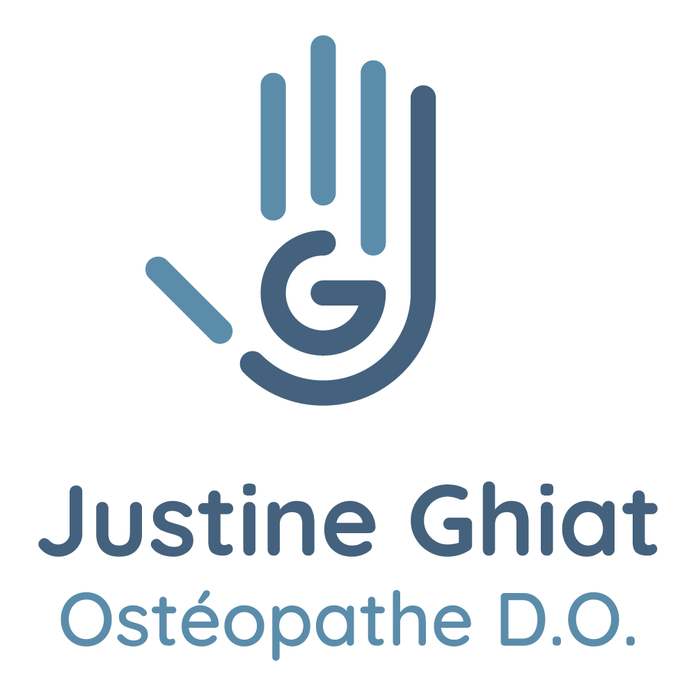 JUSTINE GHIAT OSTÉOPATHE D.O. header logo
