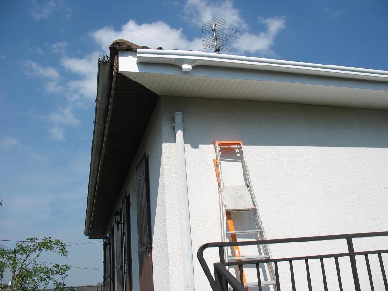 Gouttières avant/après