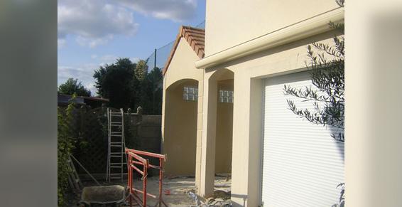 ART PEREIRA: Création d'un portic d'entrée en maçonnerie