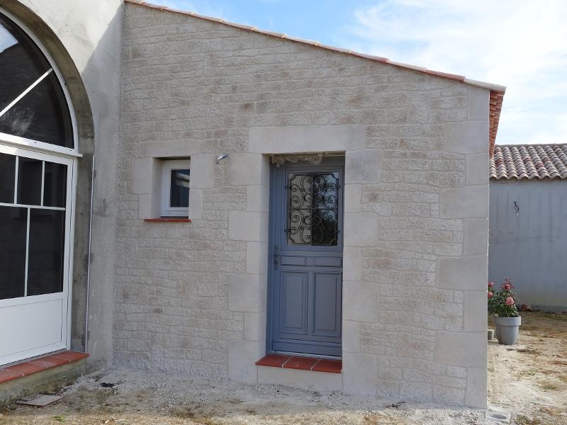 Enduit décoratif imitation pierre