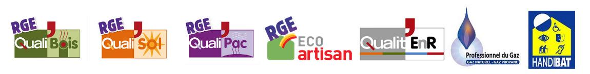 Logos certifications 