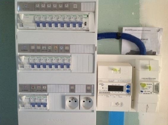 Tableau electrique Pavillon Tarif Bleu