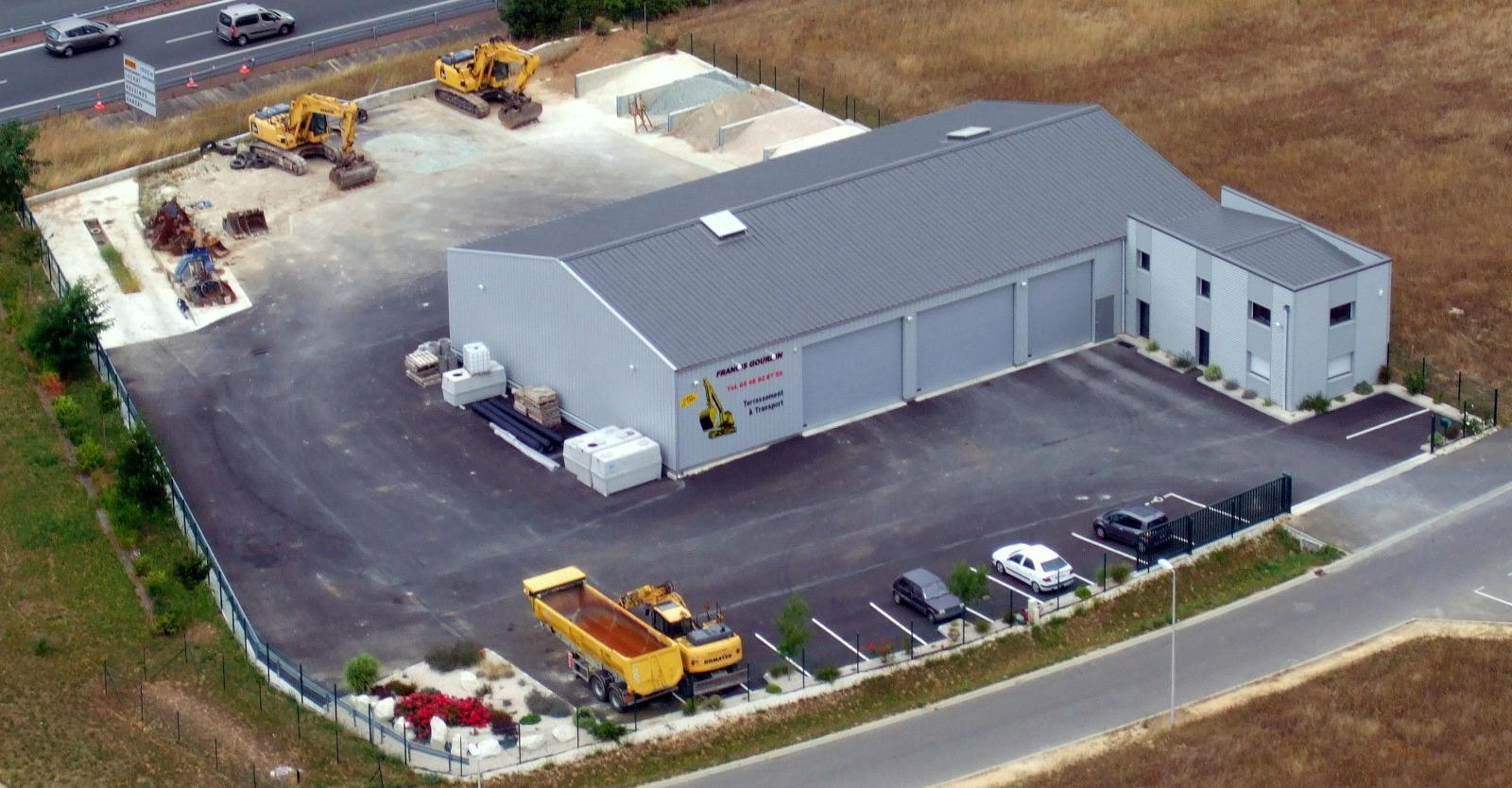 L'entreprise vue d'un hélicoptère