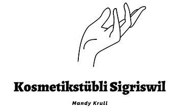 Kosmetikstübli Sigriswil, Logo mit gezeichneter Hand