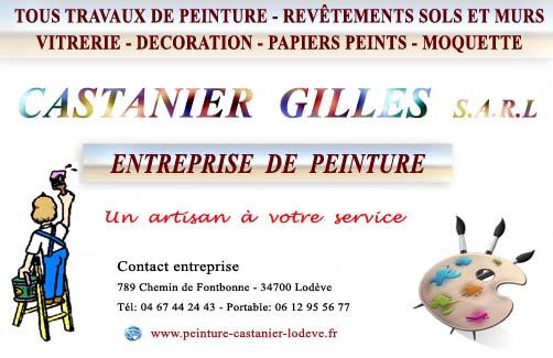 Gilles Castanier à Lodève - Entreprise de peinture