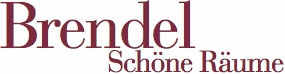 "Brendel, with 'Sch&ouml;ne R&auml;ume' below, in burgundy."